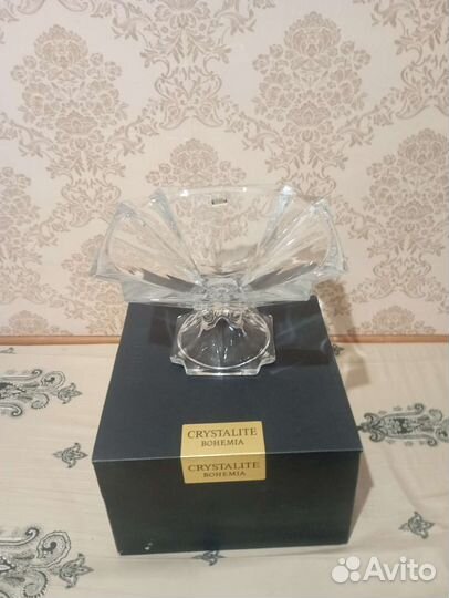 Ваза для фруктов богемия