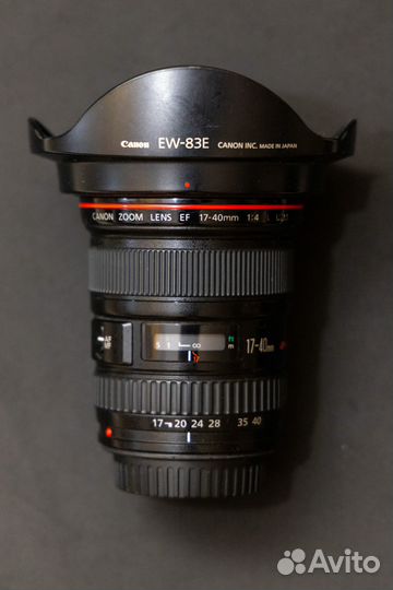 Canon EF 17-40mm f/4 L USM