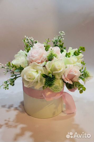 Мыло ручной работы. Букет цветов