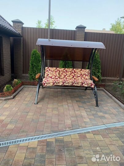 Качель премиум с матрасом+бесплатная доставка