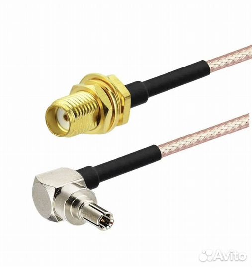Переходник (пигтейл) CRC-9 на SMA, F-разьем