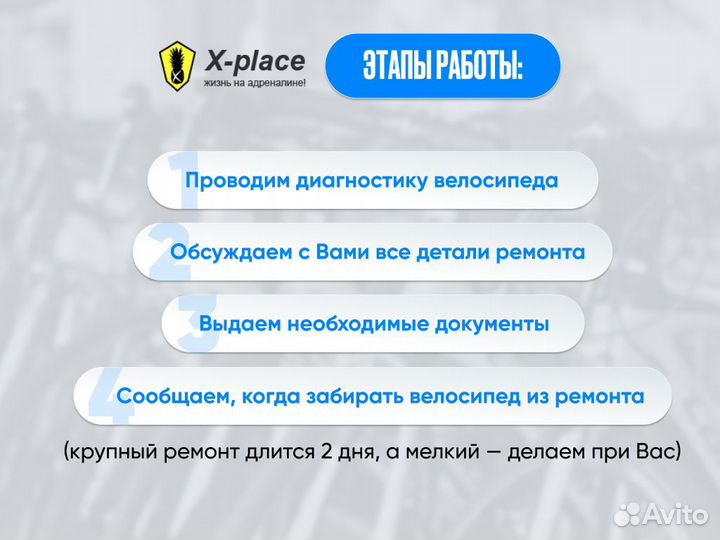 Ремонт велосипедов. Запчасти для велосипедов