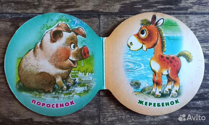 Домашние животные книжка-игрушка рисунки Савченко