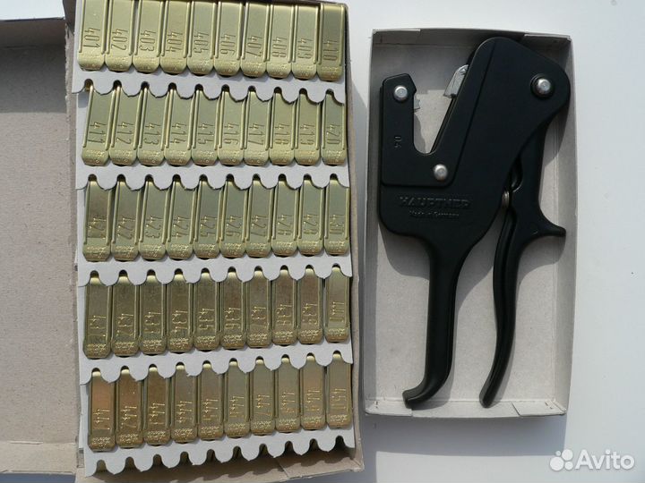 Бирка латунь для маркировки идентификации животных