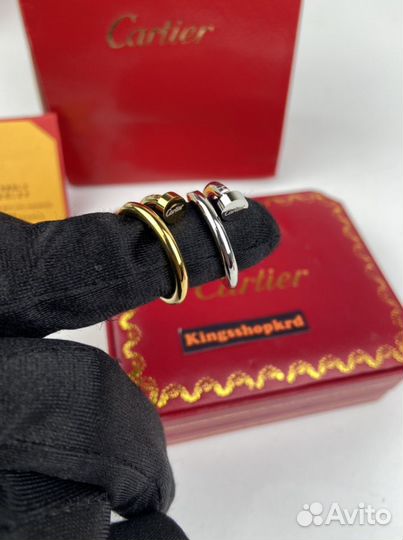 Кольцо Cartier гвоздь