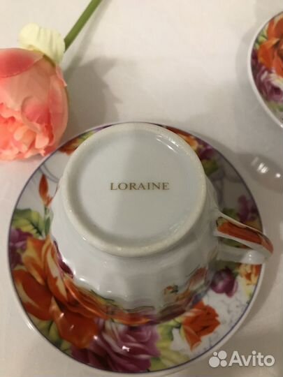 Чашки с блюдцами 6 шт