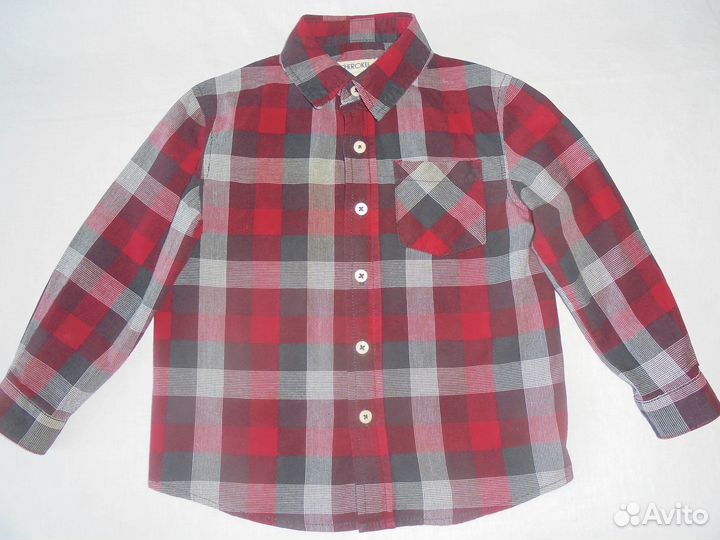 Детские рубашки на мальчика длинный рукав 104-110