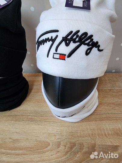 Комплект шапка и снуд tommy hilfiger