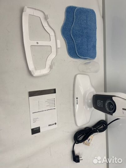 Паровая швабра vitek VT-8191, белый/черный