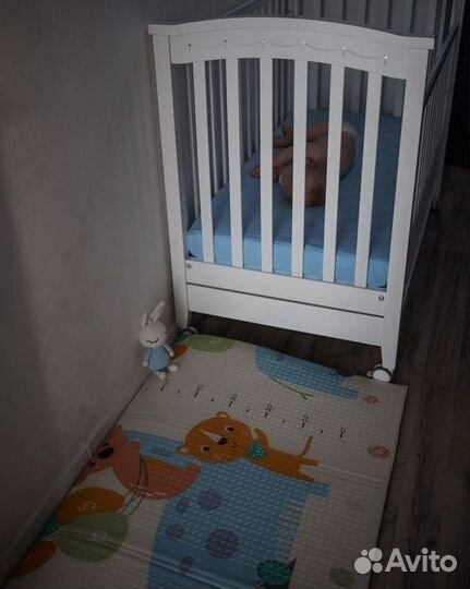 Детский коврик для ползания новый (заводской брак)