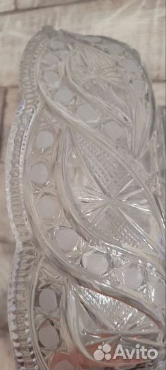 Салатник СССР хрусталь