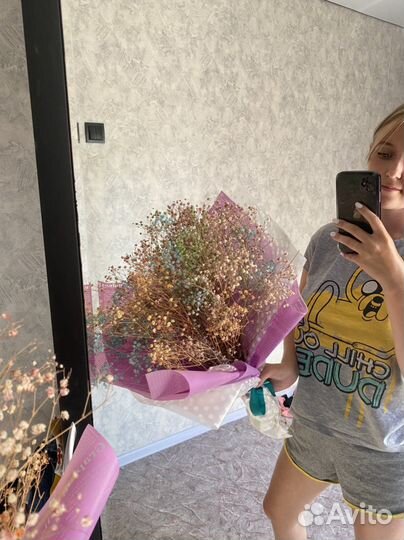 Букет из гипсофилы