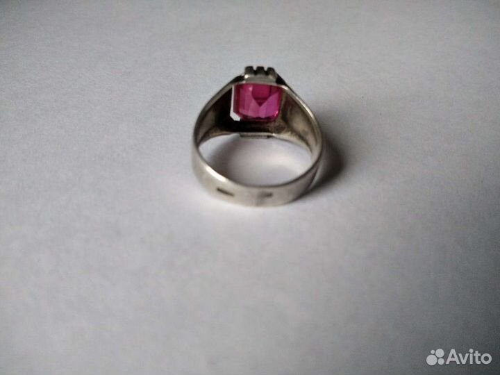 Серебряное кольцо женское 875 пробы