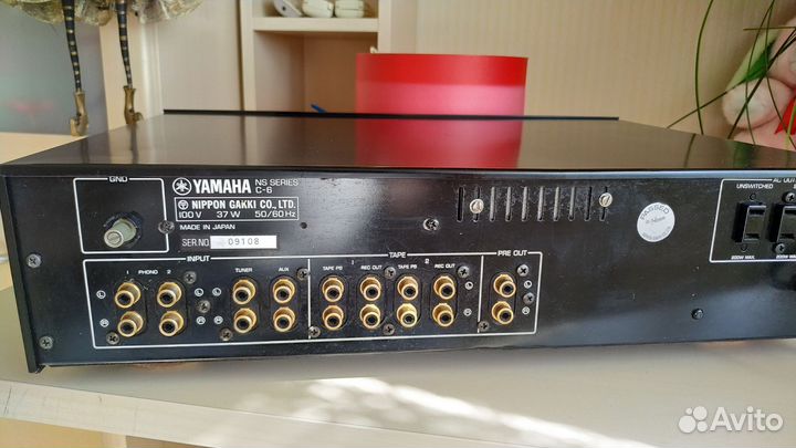 Yamaha c 6 предварительный усилитель