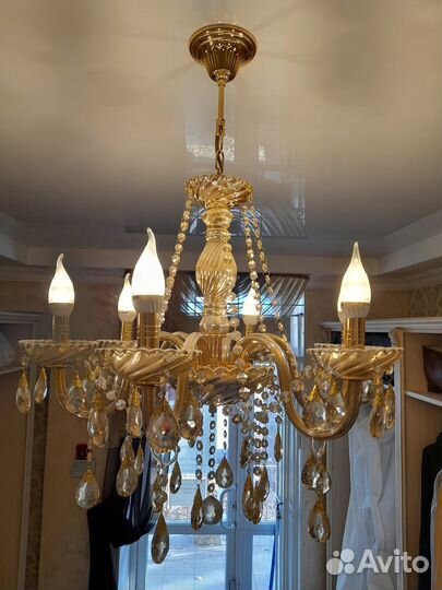 Люстра богемия 6 ламп