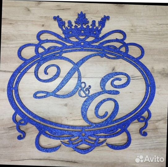 Монограмма на свадьбу / свадебный герб