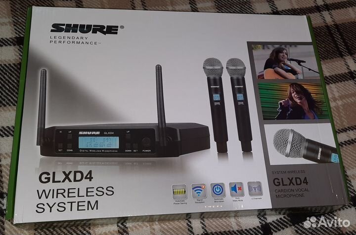 Микрофоны Shure Beta 58A 2шт Вокальные Радио New