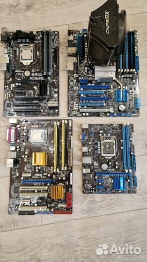 Материнская плата с процессором