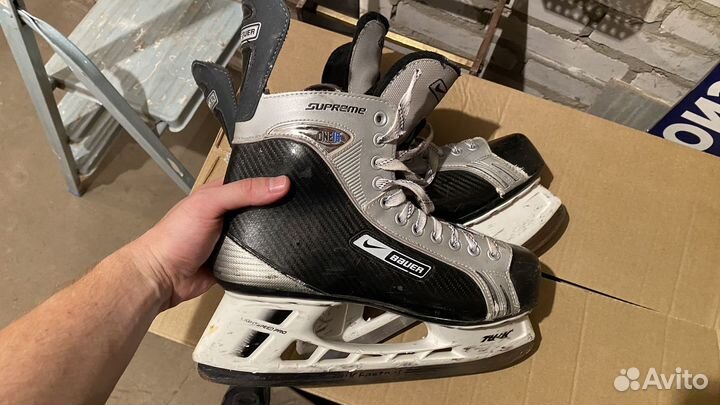 Коньки хоккейные nike bauer one15 47 размер