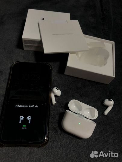 Беспроводные наушники apple airpods 3