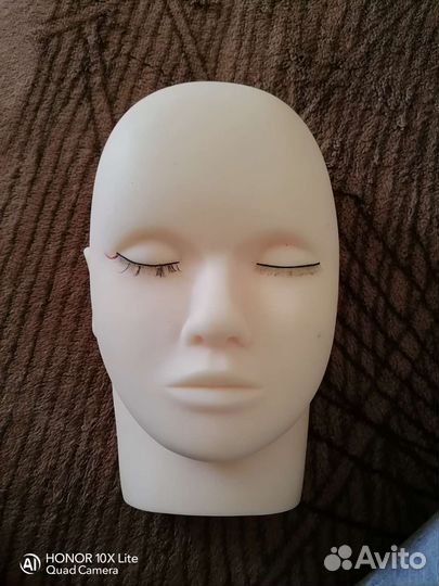 Манекен для наращивания ресниц