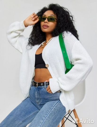 Кардиган, свитер,джемпер оверсайз р42-48