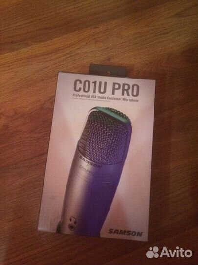 Проф. студийный конденс. микрофон Samson C01U Pro