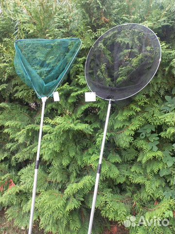 Подсак рыболовный со складываемой головой