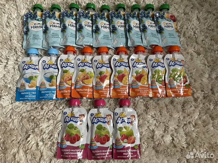 Детское фруктовое пюре