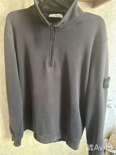 Stone island 1/4 zip худи