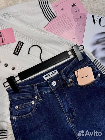 Джинсы скини женские Miu Miu