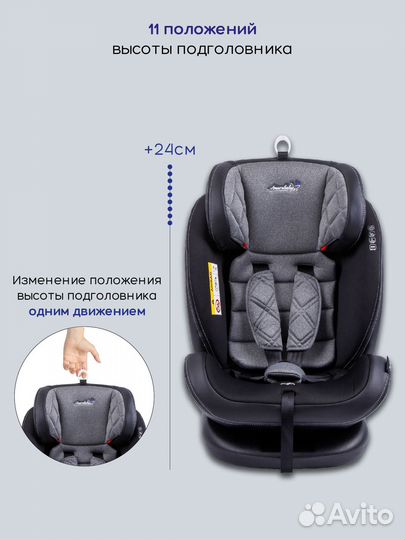 Автокресло детское ST-3, Isofix (0-36 кг)