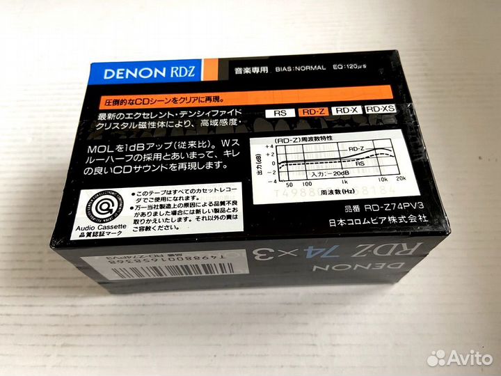 Аудиокассеты кассеты Denon RD-Z 74 - 1989 г