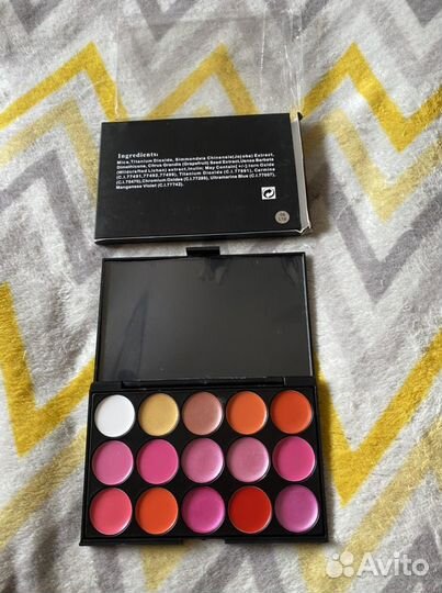 Палитра помад 15, 66 цветов