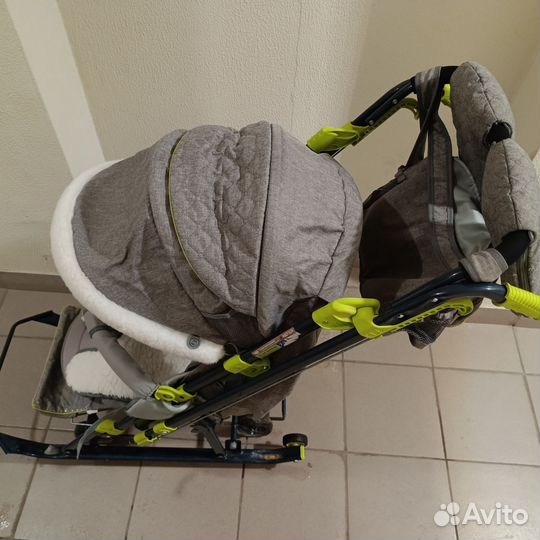 Детские санки коляска бу