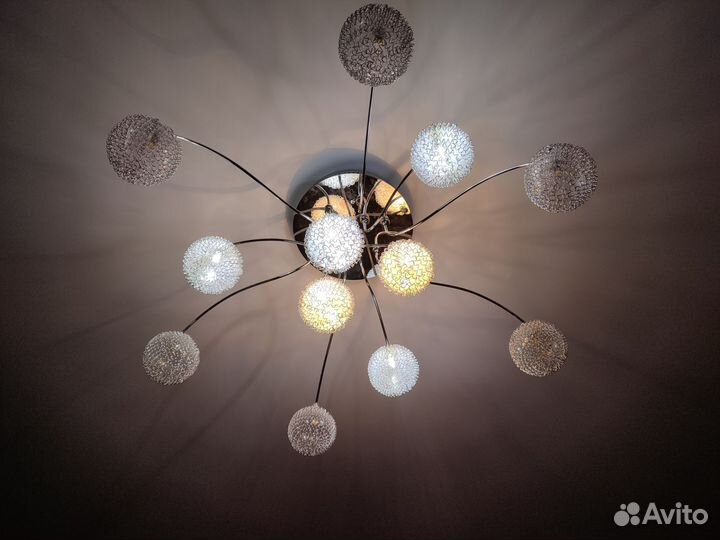 Люстра потолочная бу