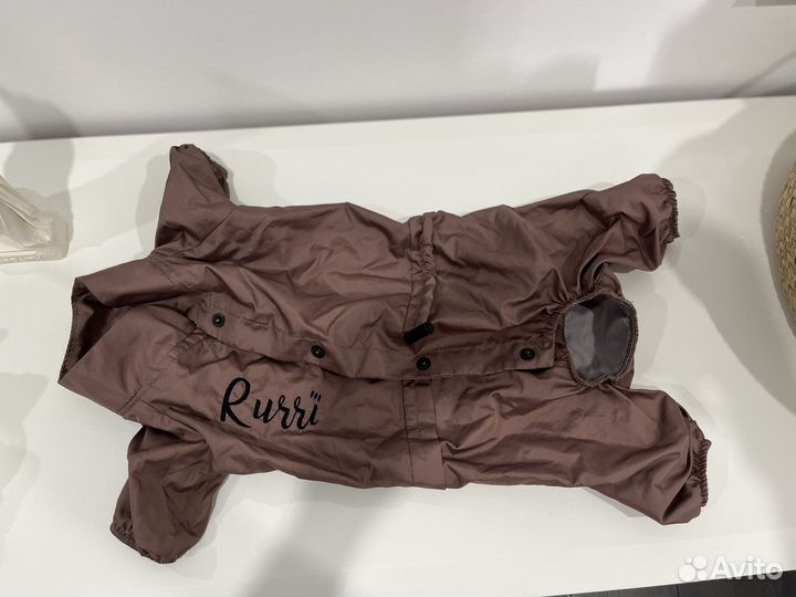 Дождевик для маленькой собаки (мальчика)