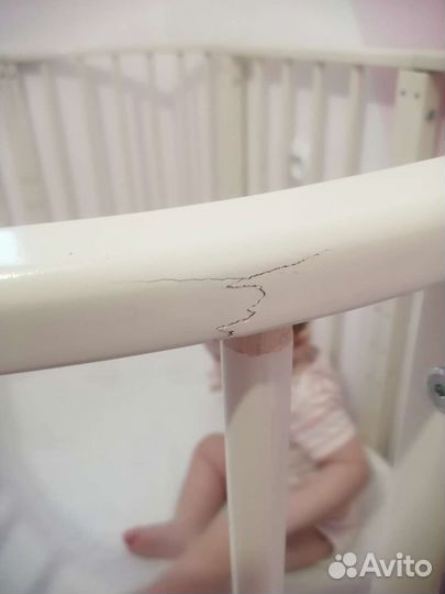 Детская кроватка круглая бу