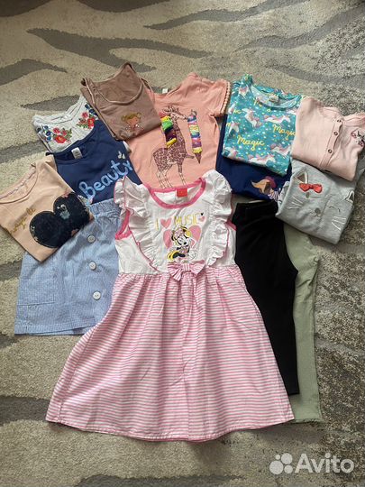 Пакет вещей на девочку рост 110-116