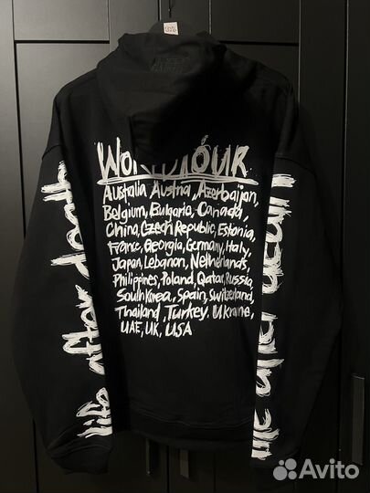 Худи Vetements World Tour Oversize