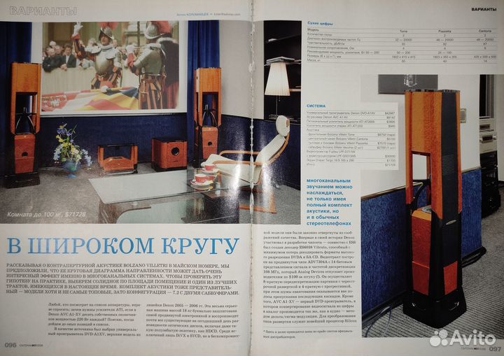 Комплект акустики Bolzano Villetri Campanile 3000