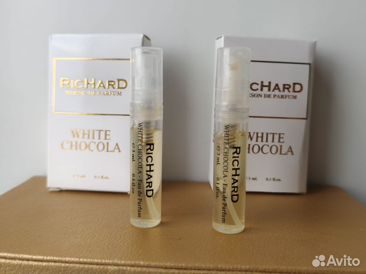 В пути. Пробники RicHard White Chocola