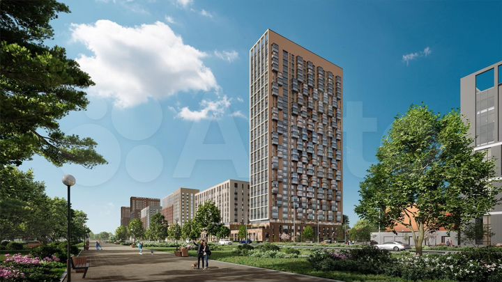 2-к. квартира, 54,6 м², 12/14 эт.