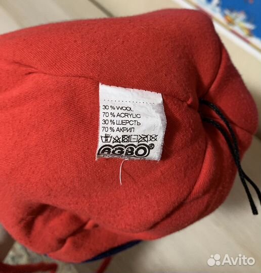 Комплект шапка+шарф зимний детский