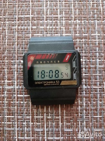 Часы электроника53