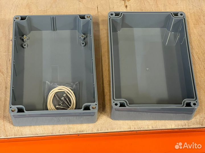 G340,Корпус для рэа 171*121*80мм,пластик темно-сер