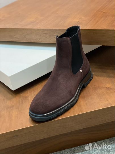 Ботинки челси Alexander McQueen (замша)