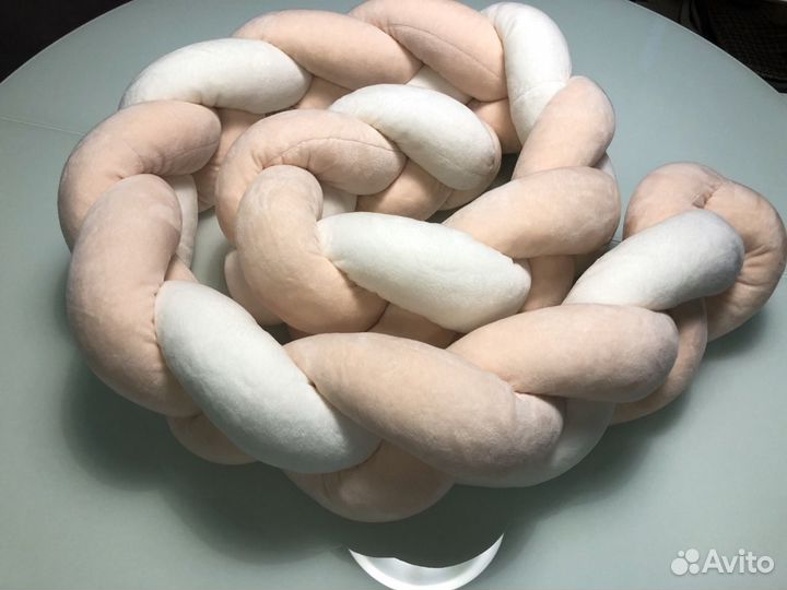 Косичка бортик в детскую кроватку