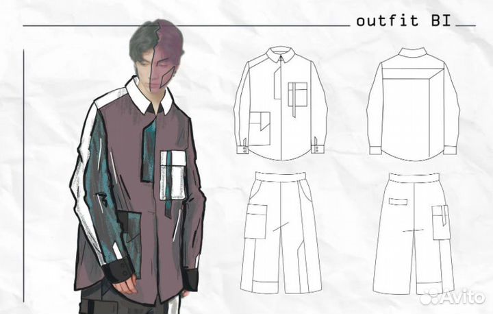 Пошив и разработка одежды и мерча, пошив партий