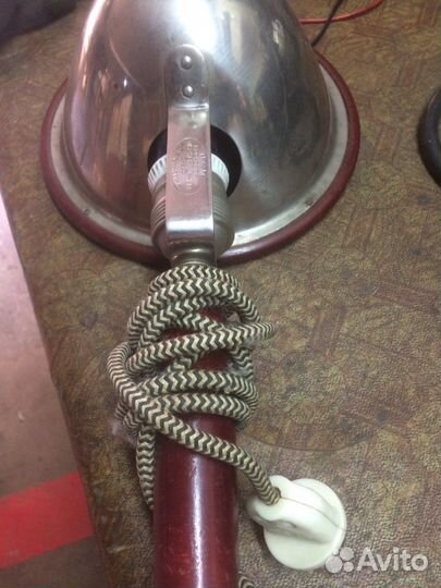 Синяя лампа для прогревания